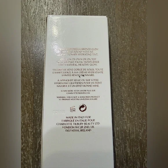 Charlotte Tilbury Unisex Healthy Glow Skin Tint- Hydrating Tinted 1.3 fl oz NWT - Picture 7 of 9